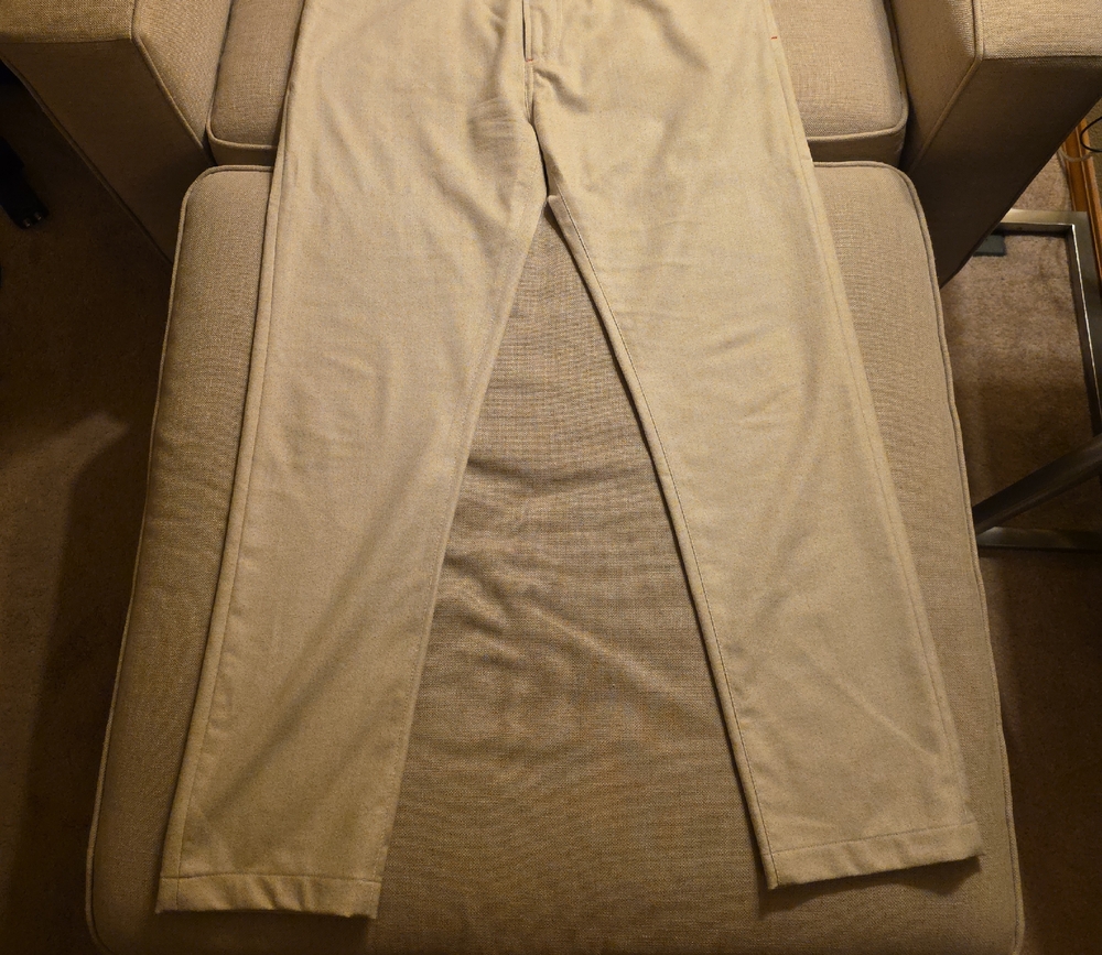 Isaia Light Tan Five Pocket Pants